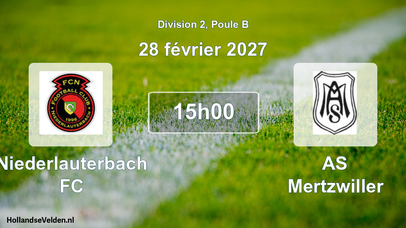 Scheduled Match: Niederlauterbach FC - AS Mertzwiller (28 February 2027)