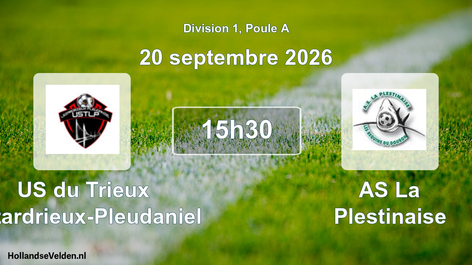 Match programmé: US du Trieux Lézardrieux-Pleudaniel - AS La Plestinaise (20 septembre 2026)