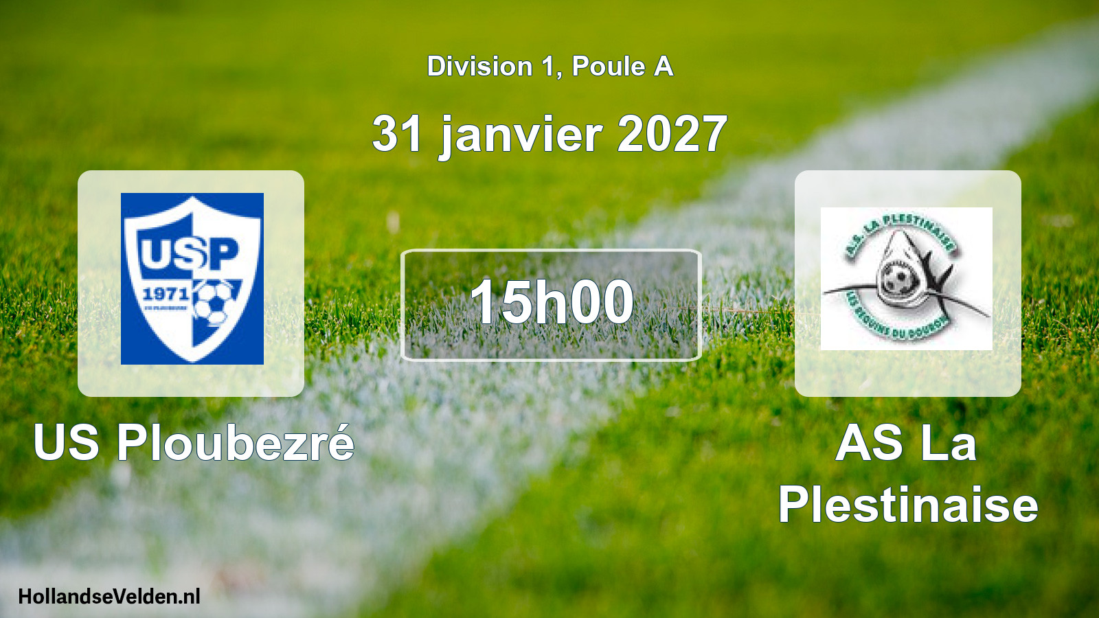 Match programmé: US Ploubezré - AS La Plestinaise (31 janvier 2027)