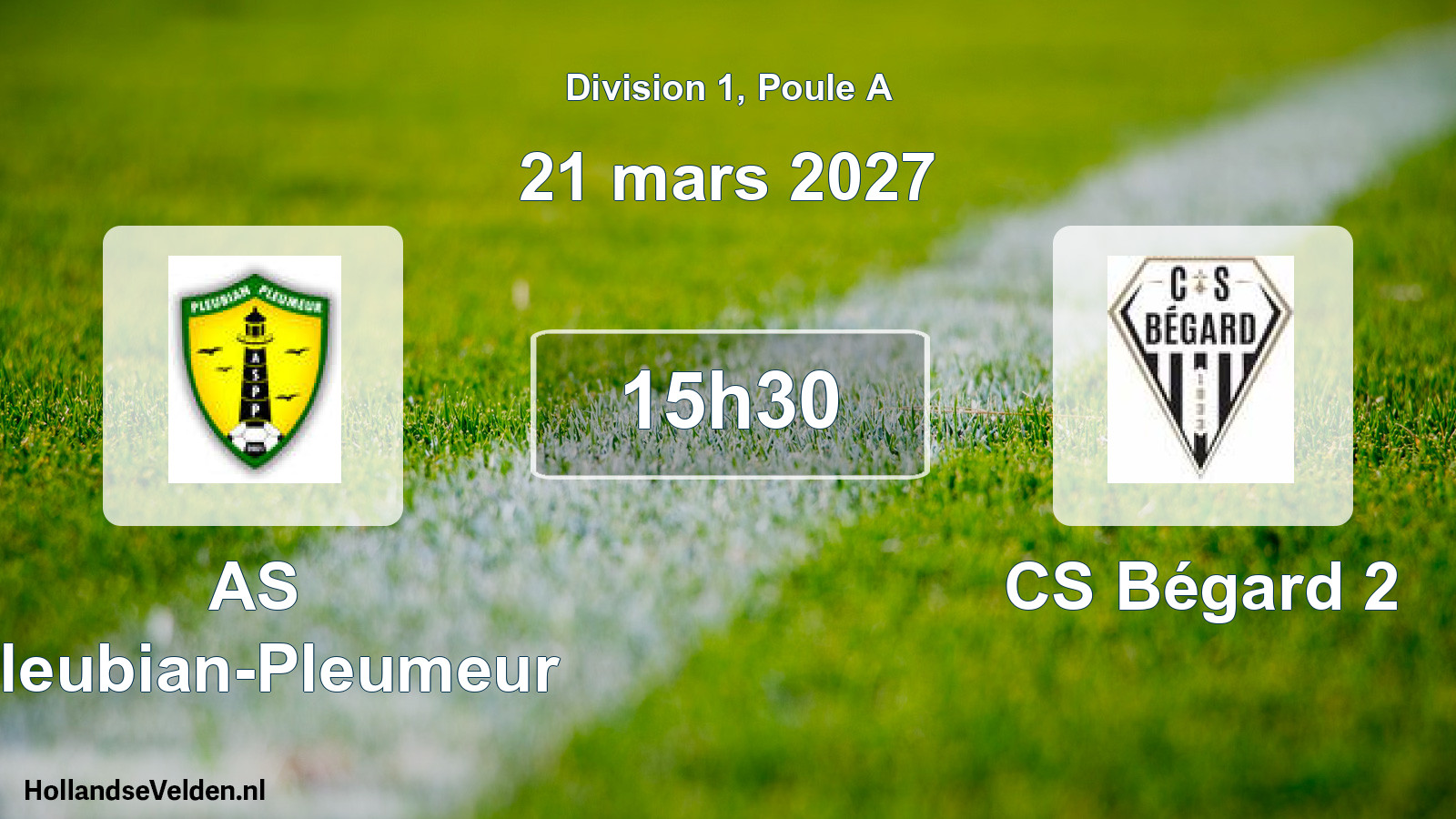 Match programmé: AS Pleubian-Pleumeur - CS Bégard 2 (21 mars 2027)