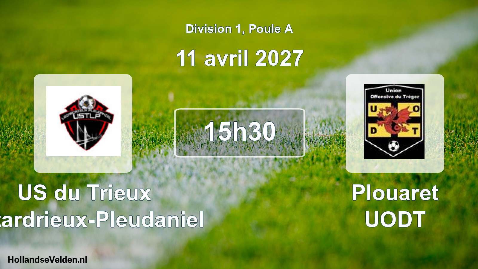 Match programmé: US du Trieux Lézardrieux-Pleudaniel - Plouaret UODT (11 avril 2027)
