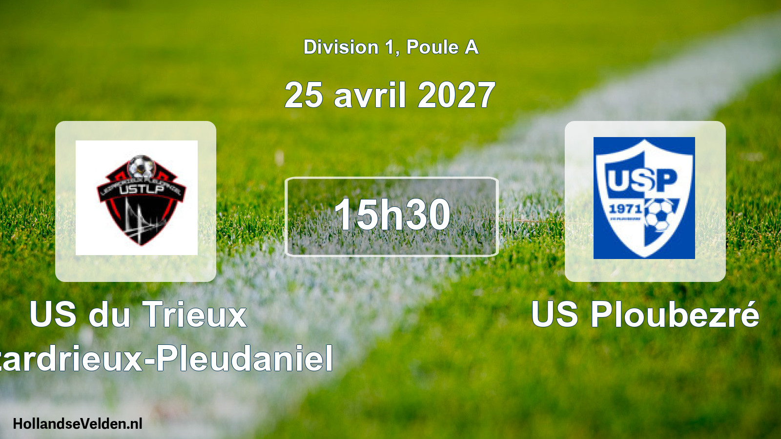 Match programmé: US du Trieux Lézardrieux-Pleudaniel - US Ploubezré (25 avril 2027)