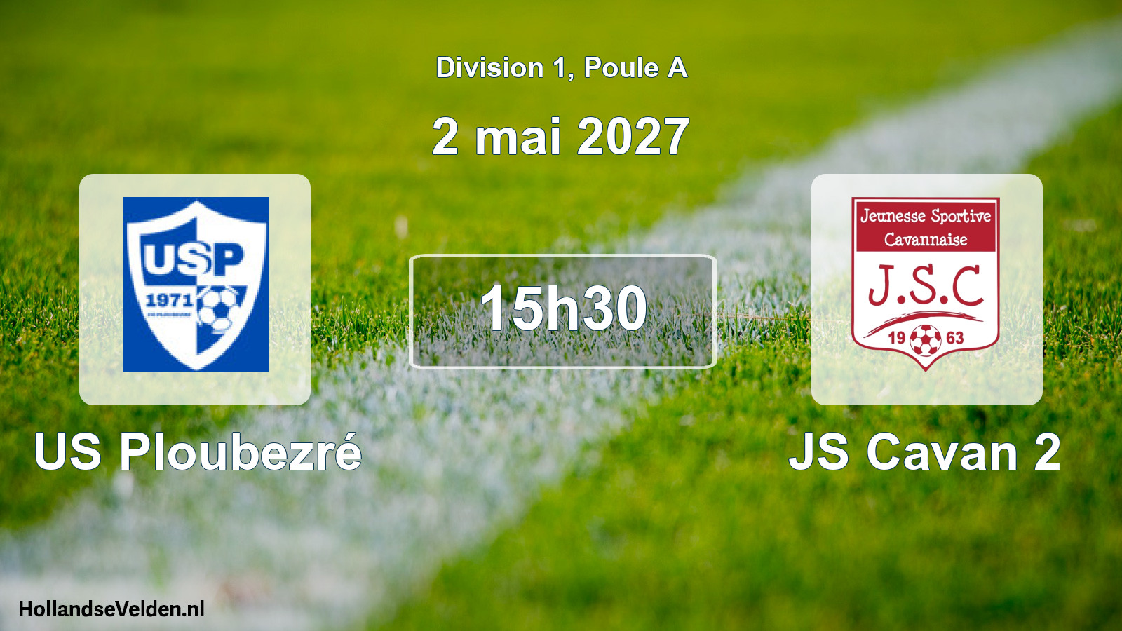 Match programmé: US Ploubezré - JS Cavan 2 (2 mai 2027)