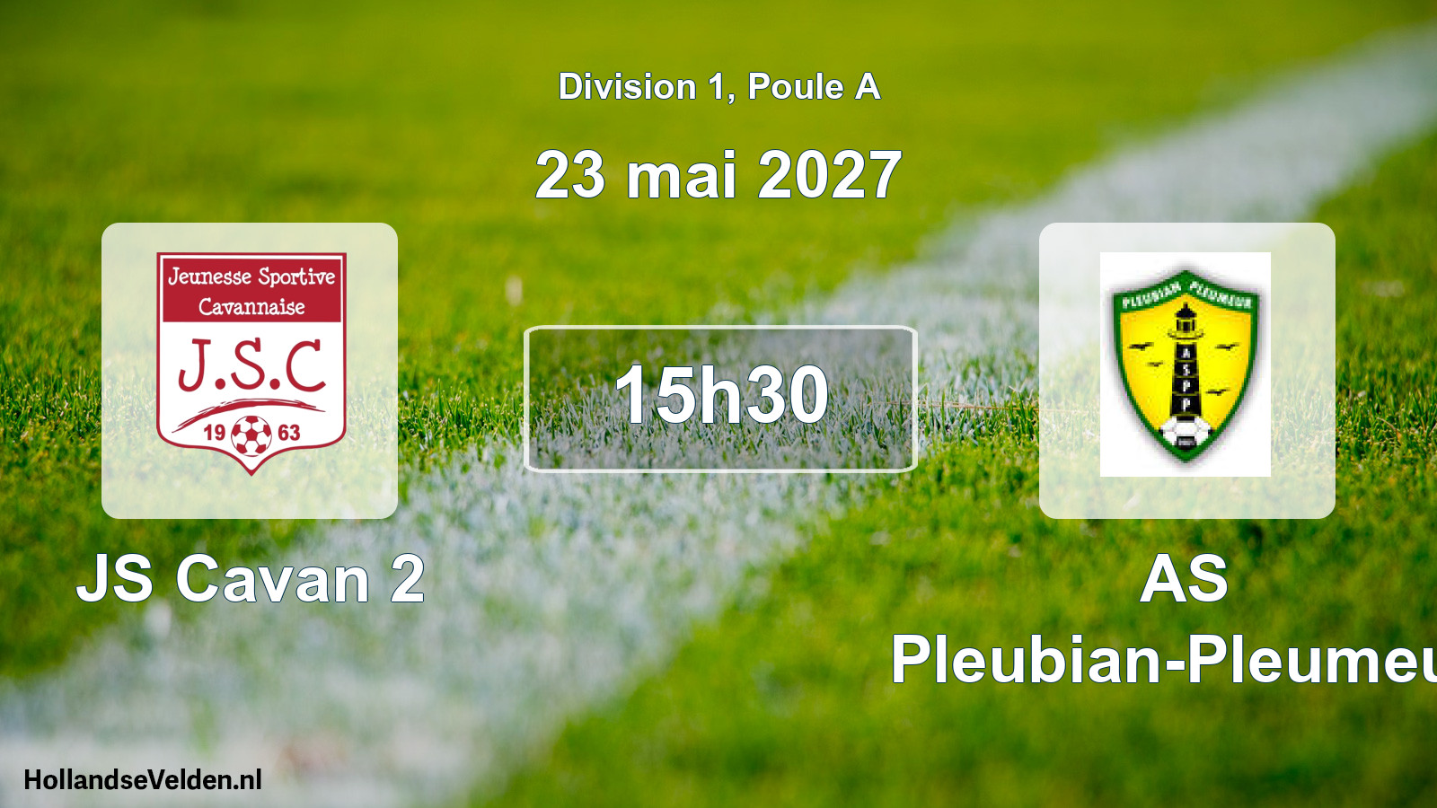 Match programmé: JS Cavan 2 - AS Pleubian-Pleumeur (23 mai 2027)