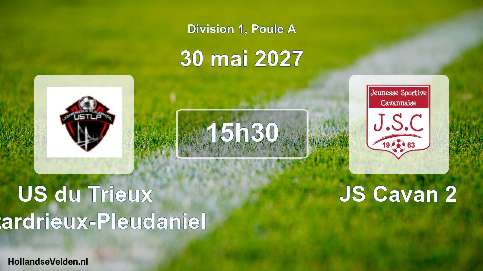 Match programmé: US du Trieux Lézardrieux-Pleudaniel - JS Cavan 2 (30 mai 2027)