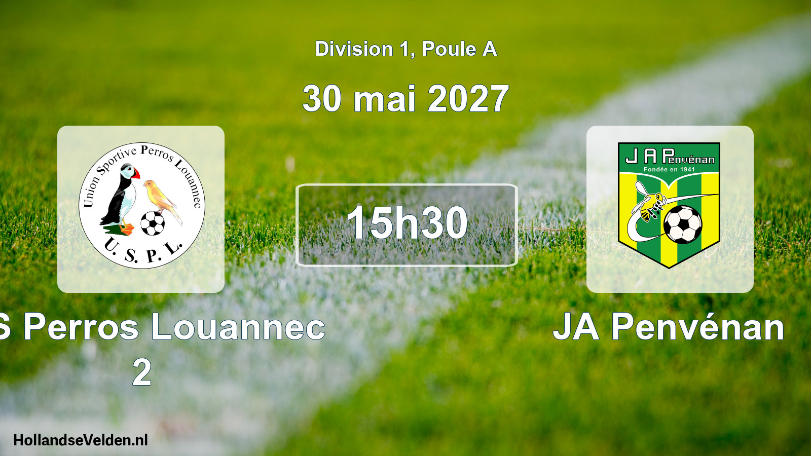 Match programmé: US Perros Louannec 2 - JA Penvénan (30 mai 2027)
