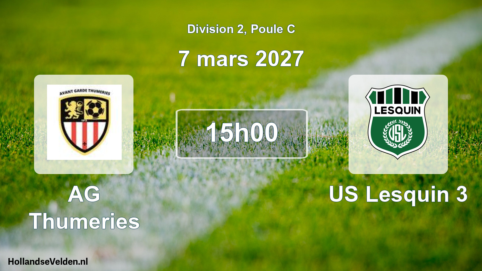 Scheduled Match: AG Thumeries - US Lesquin 3 (7 March 2027)
