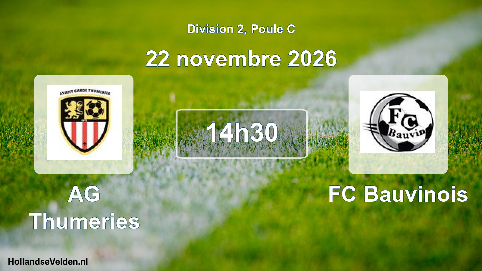 Scheduled Match: AG Thumeries - FC Bauvinois (22 November 2026)