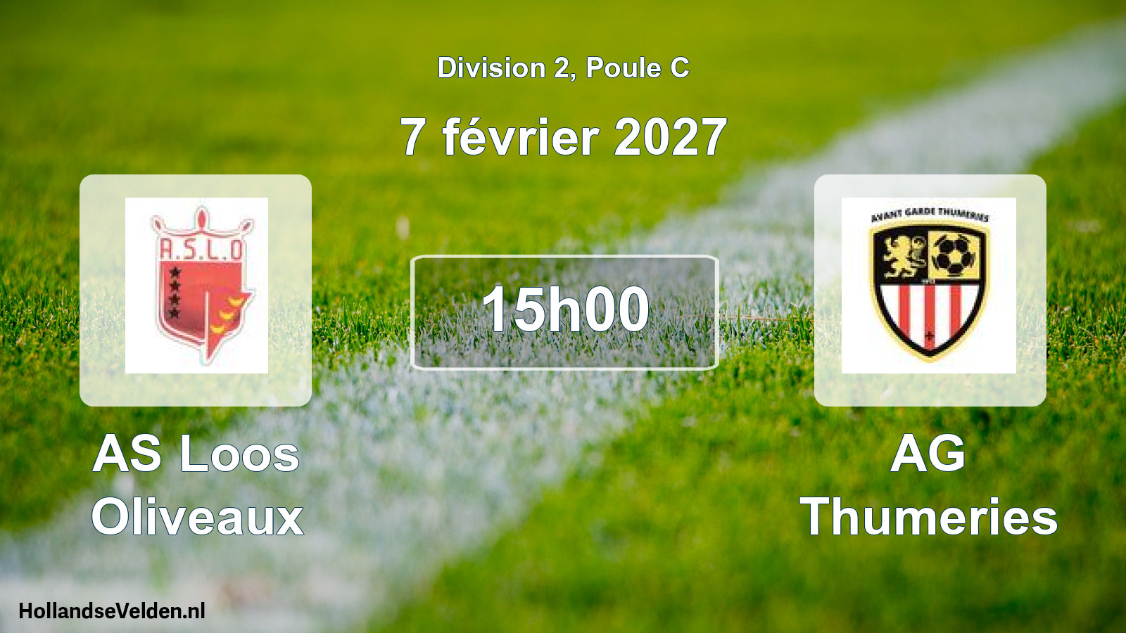 Scheduled Match: AS Loos Oliveaux - AG Thumeries (7 February 2027)