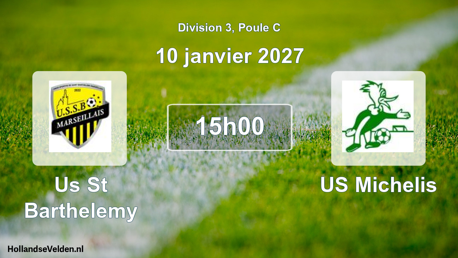 Match programmé: Us St Barthelemy - US Michelis (10 janvier 2027)