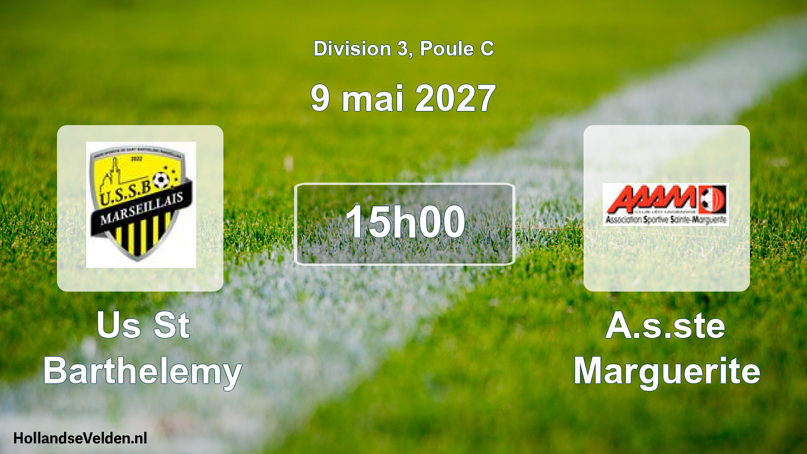 Match programmé: Us St Barthelemy - A.s.ste Marguerite (9 mai 2027)
