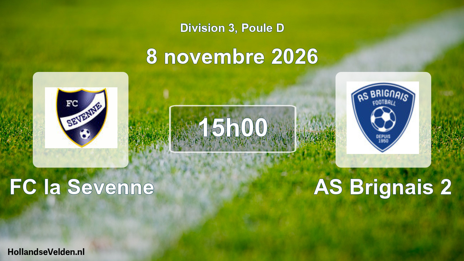 Scheduled Match: FC la Sevenne - AS Brignais 2 (8 November 2026)