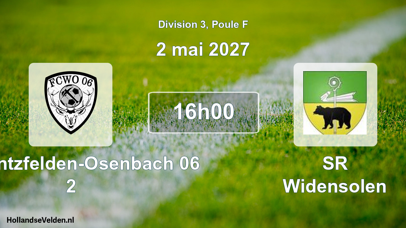 Scheduled Match: FC Wintzfelden-Osenbach 06 2 - SR Widensolen (2 May 2027)