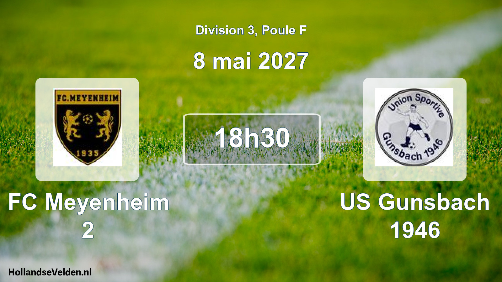 Scheduled Match: FC Meyenheim 2 - US Gunsbach 1946 (8 May 2027)