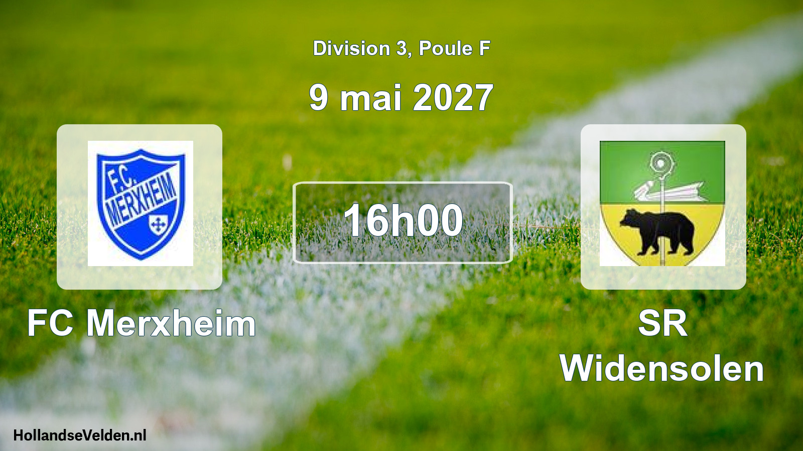 Scheduled Match: FC Merxheim - SR Widensolen (9 May 2027)