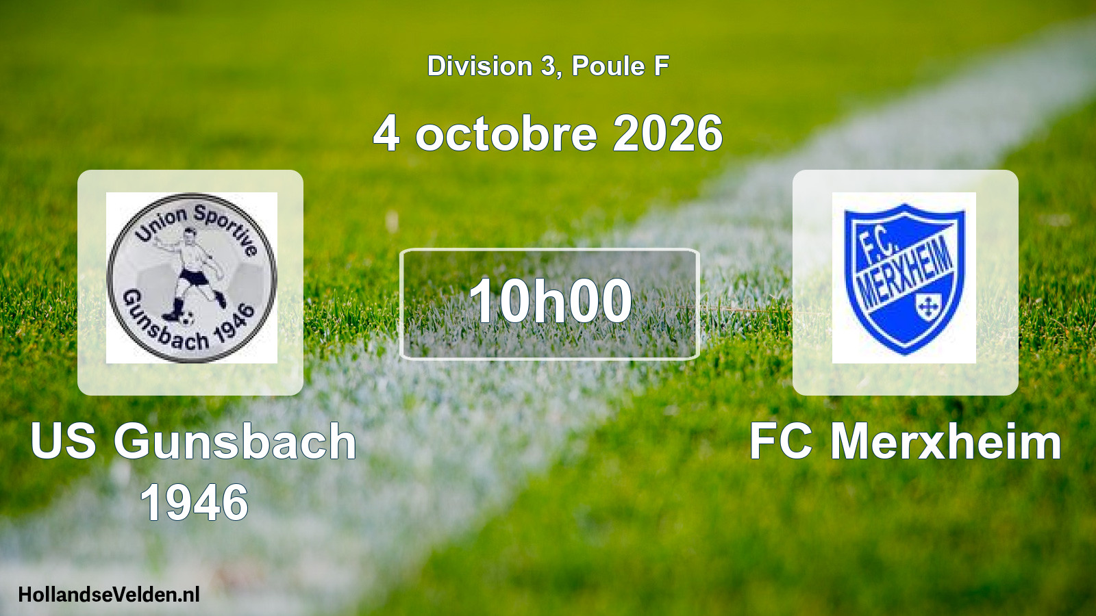Scheduled Match: US Gunsbach 1946 - FC Merxheim (4 October 2026)