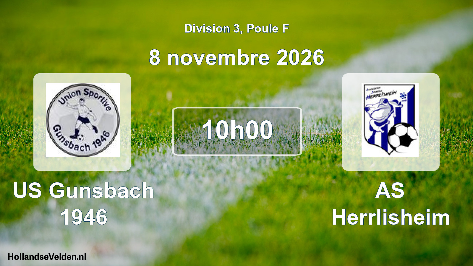 Scheduled Match: US Gunsbach 1946 - AS Herrlisheim (8 November 2026)