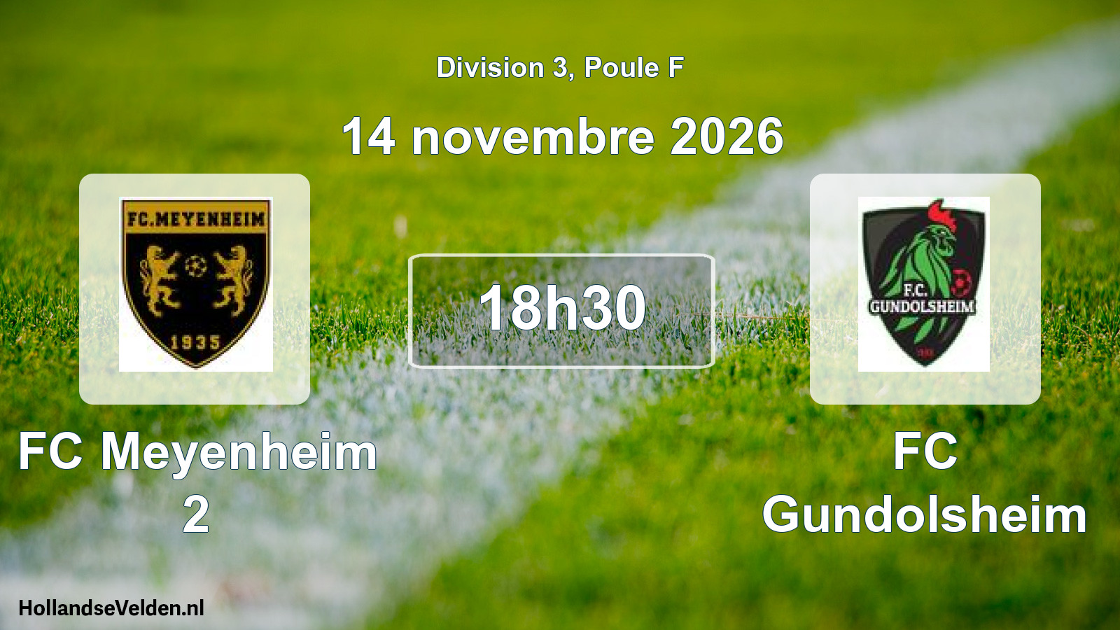 Scheduled Match: FC Meyenheim 2 - FC Gundolsheim (14 November 2026)