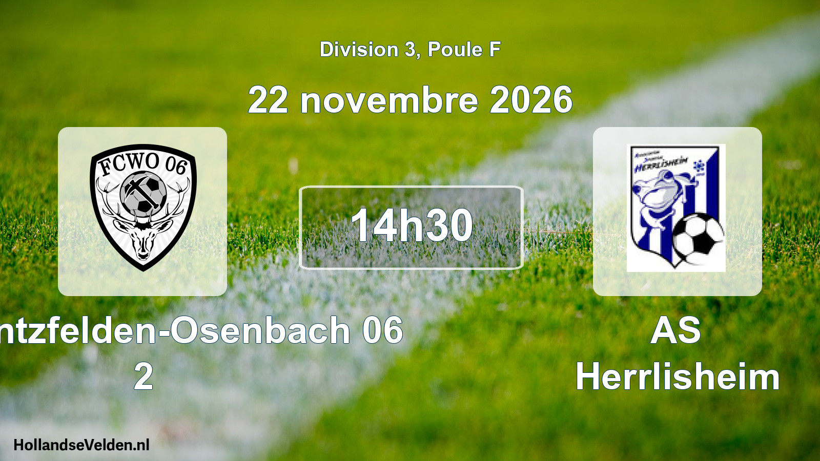 Scheduled Match: FC Wintzfelden-Osenbach 06 2 - AS Herrlisheim (22 November 2026)