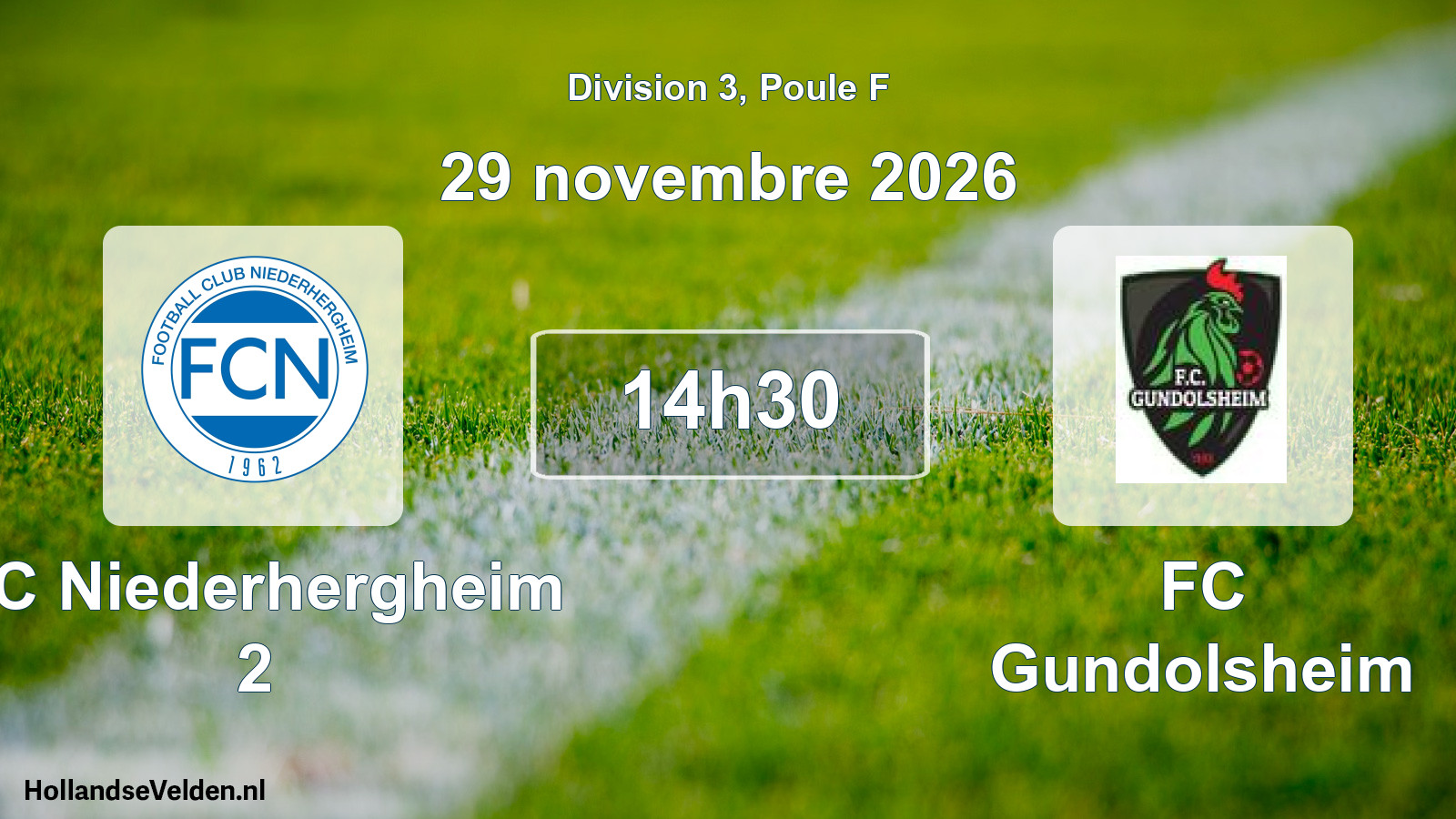 Scheduled Match: FC Niederhergheim 2 - FC Gundolsheim (29 November 2026)