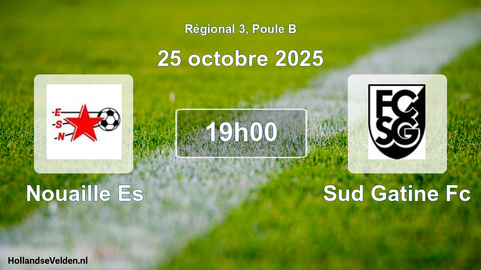 Geplande wedstrijd: Nouaille Es - Sud Gatine Fc (25 oktober 2025)