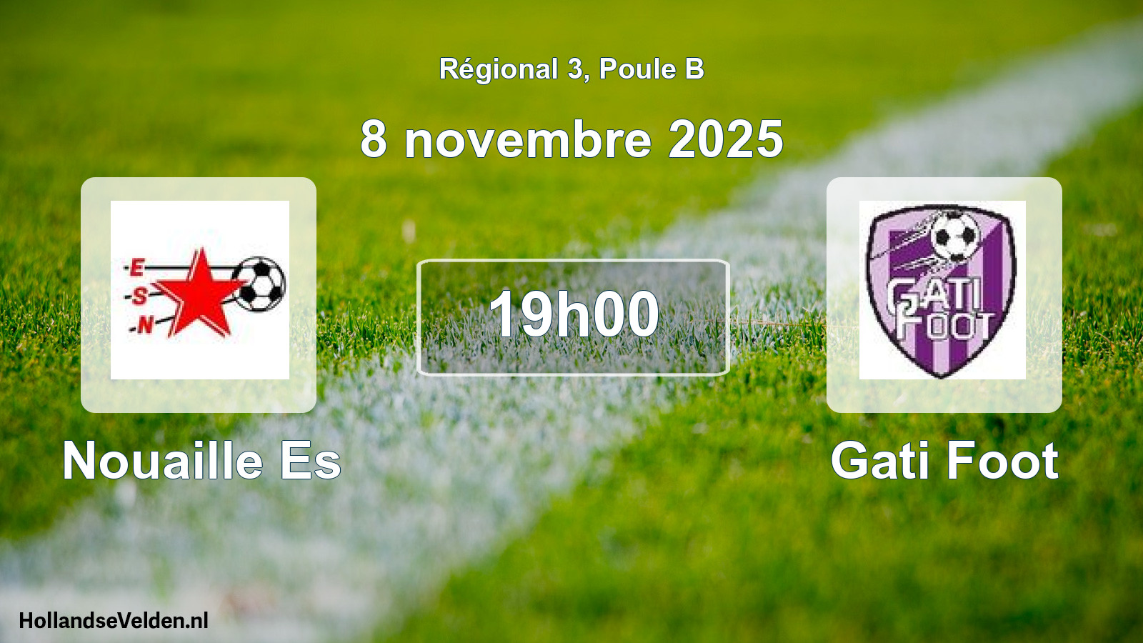 Geplande wedstrijd: Nouaille Es - Gati Foot (8 novembre 2025)