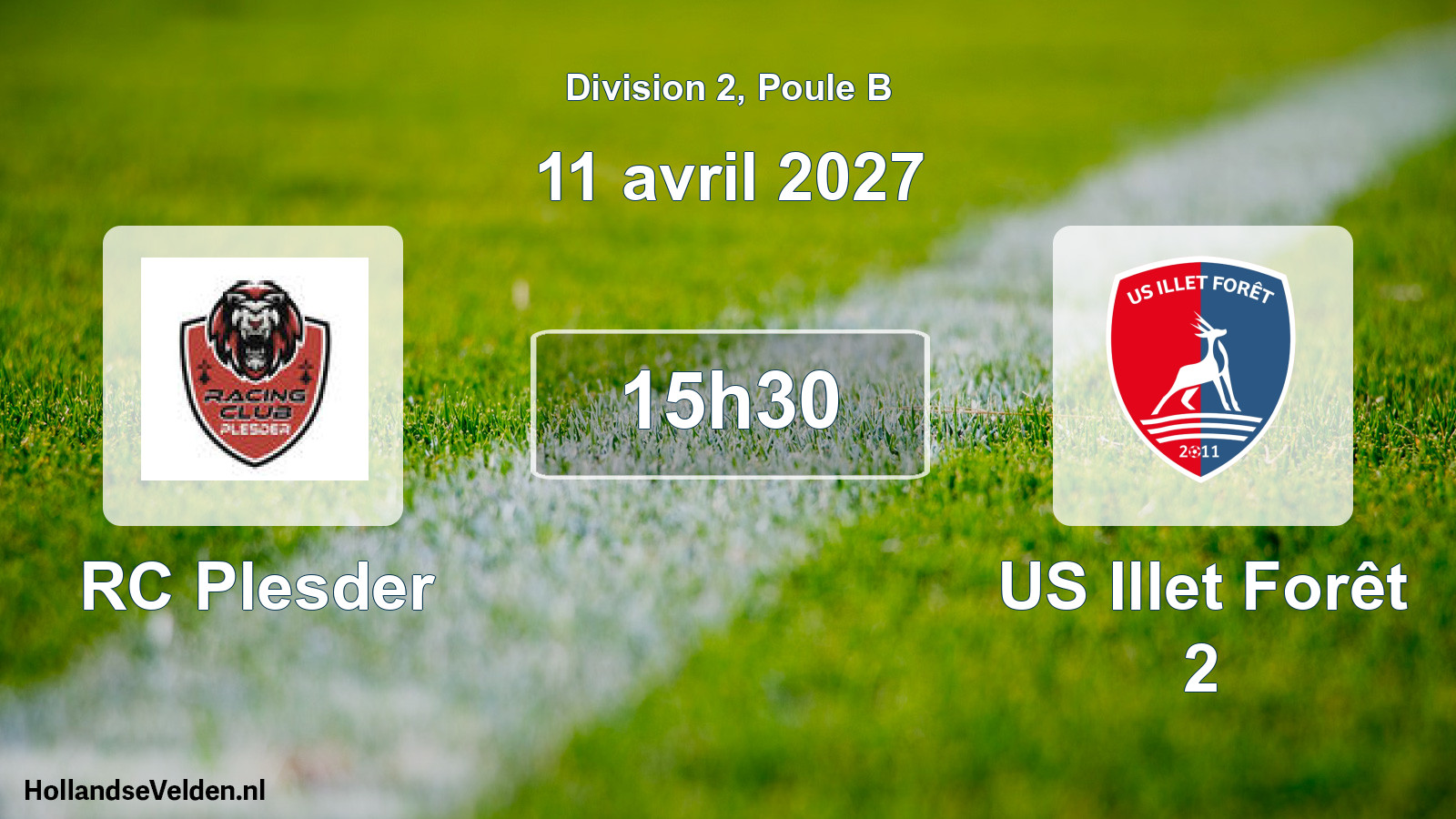 Scheduled Match: RC Plesder - US Illet Forêt 2 (11 April 2027)