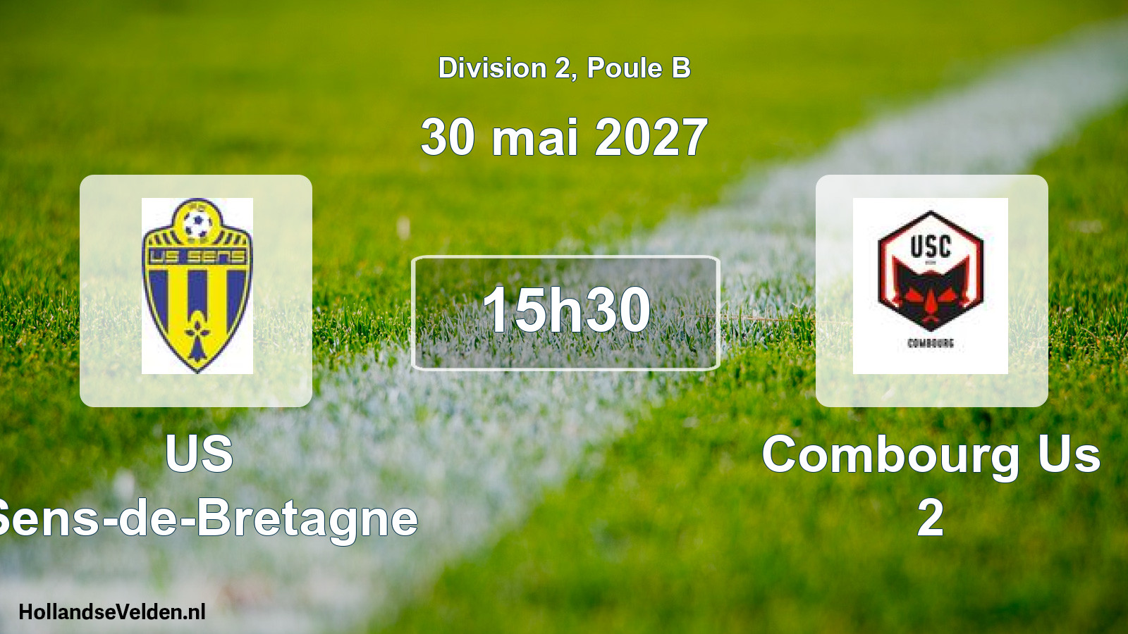 Scheduled Match: US Sens-de-Bretagne - Combourg Us 2 (30 May 2027)