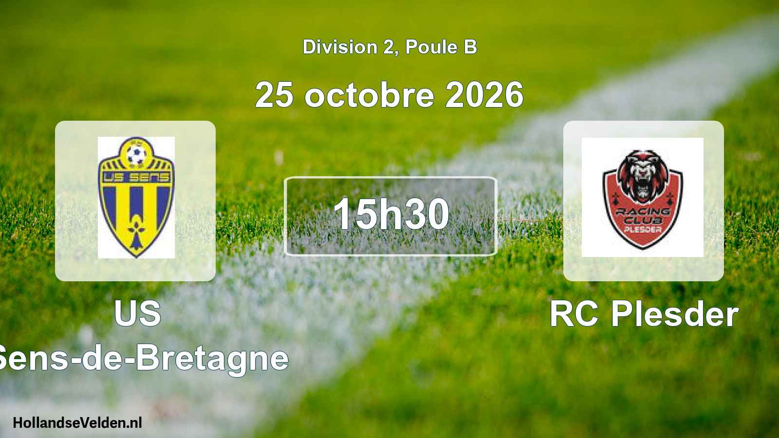 Scheduled Match: US Sens-de-Bretagne - RC Plesder (25 October 2026)