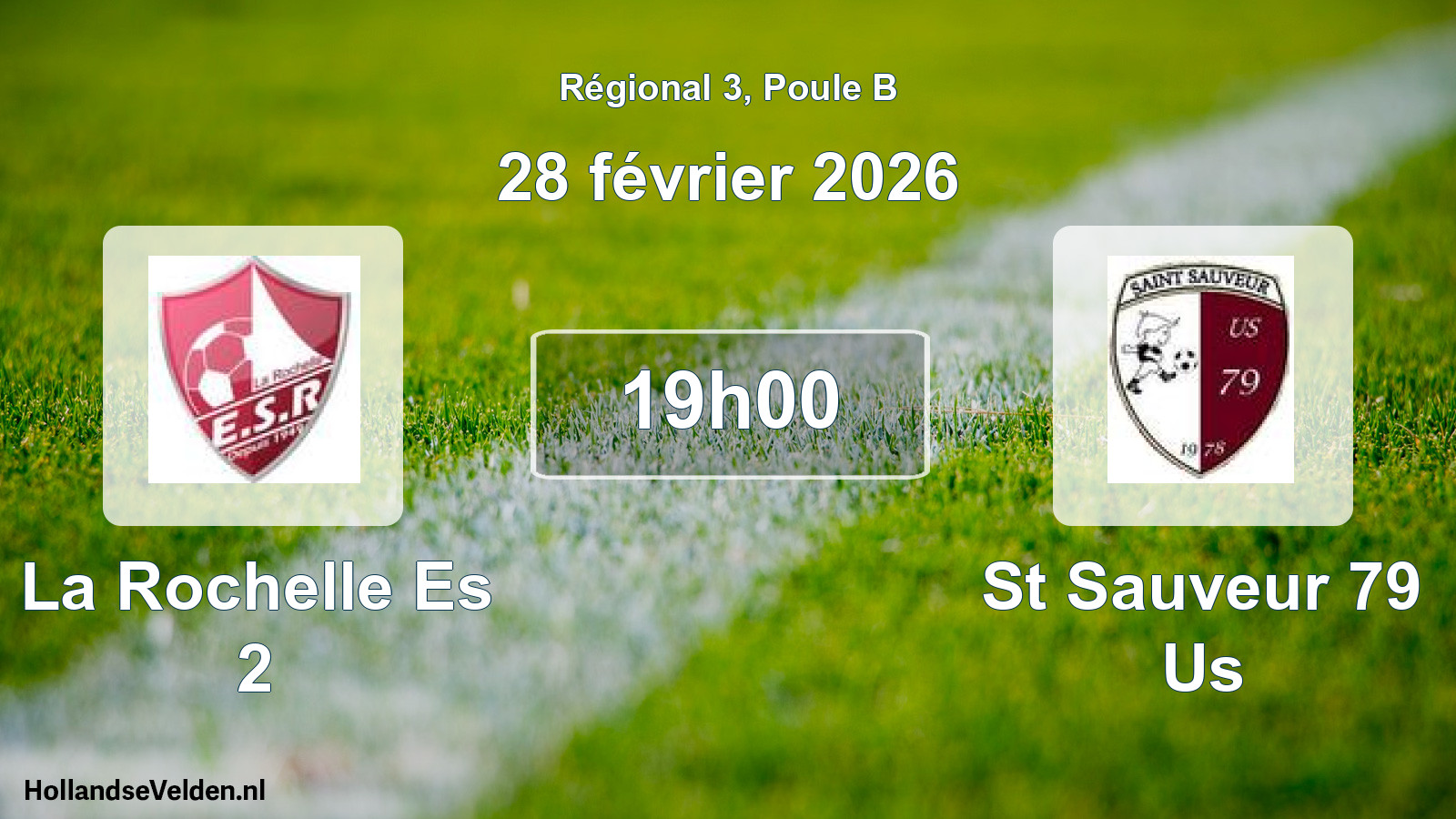 Scheduled Match: La Rochelle Es 2 - St Sauveur 79 Us (28 February 2026)