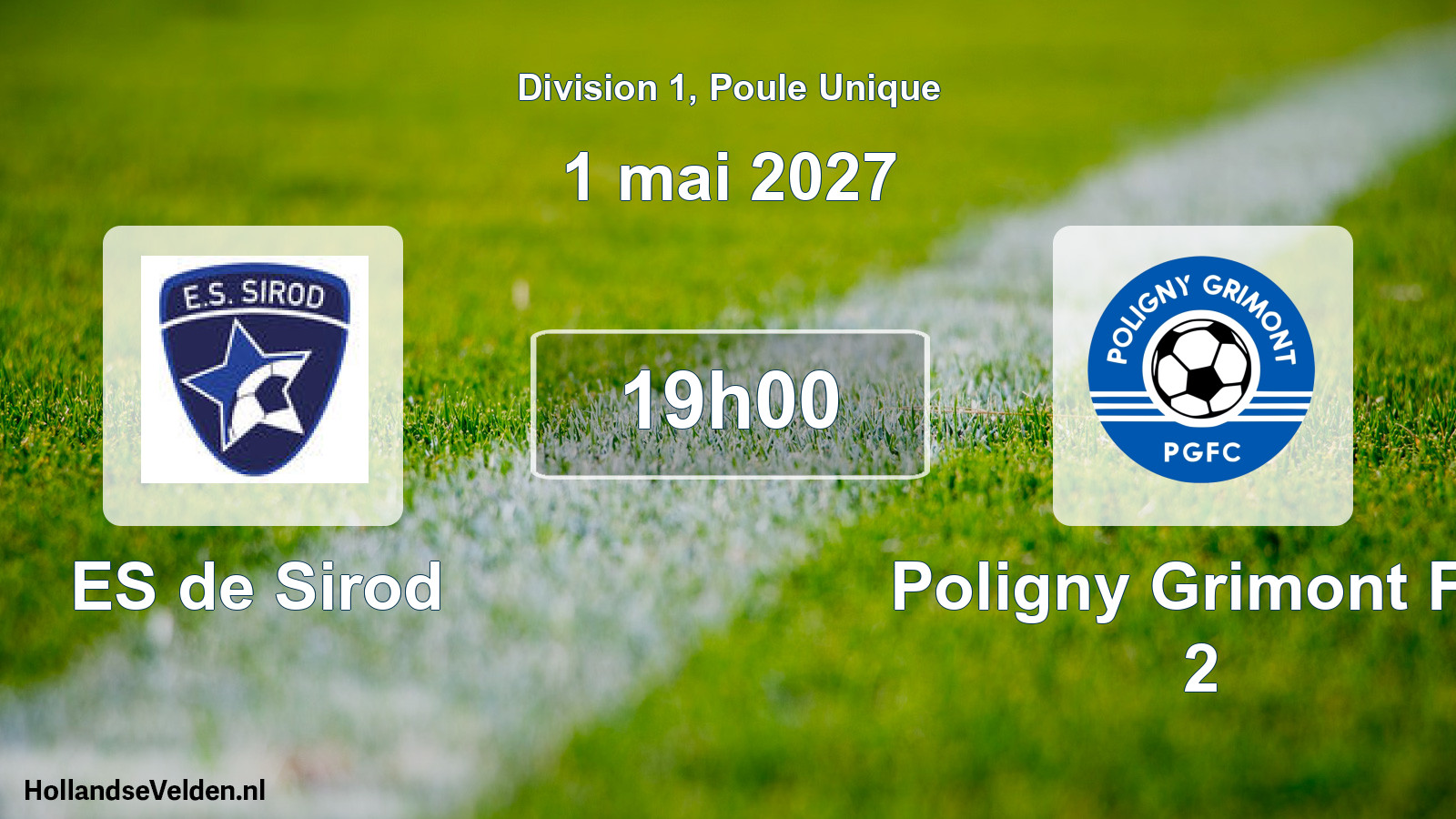 Scheduled Match: ES de Sirod - Poligny Grimont FC 2 (1 May 2027)