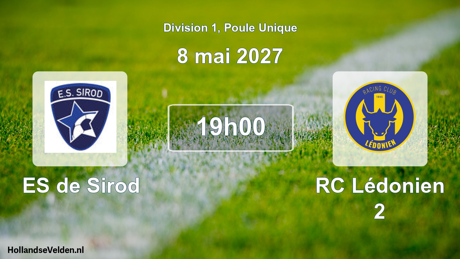 Scheduled Match: ES de Sirod - RC Lédonien 2 (8 May 2027)