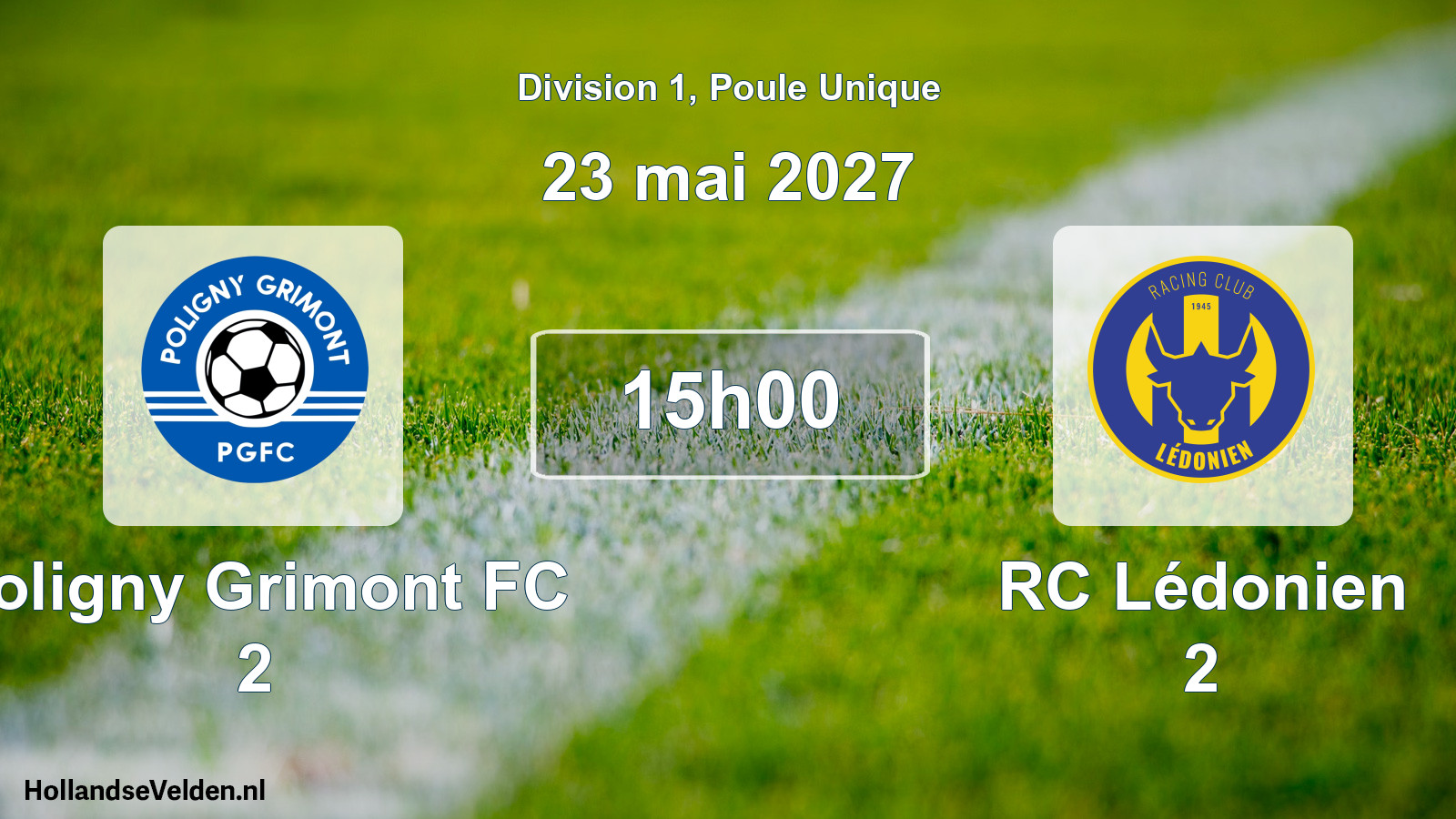 Scheduled Match: Poligny Grimont FC 2 - RC Lédonien 2 (23 May 2027)