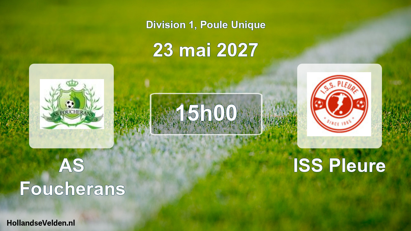 Scheduled Match: AS Foucherans - ISS Pleure (23 May 2027)