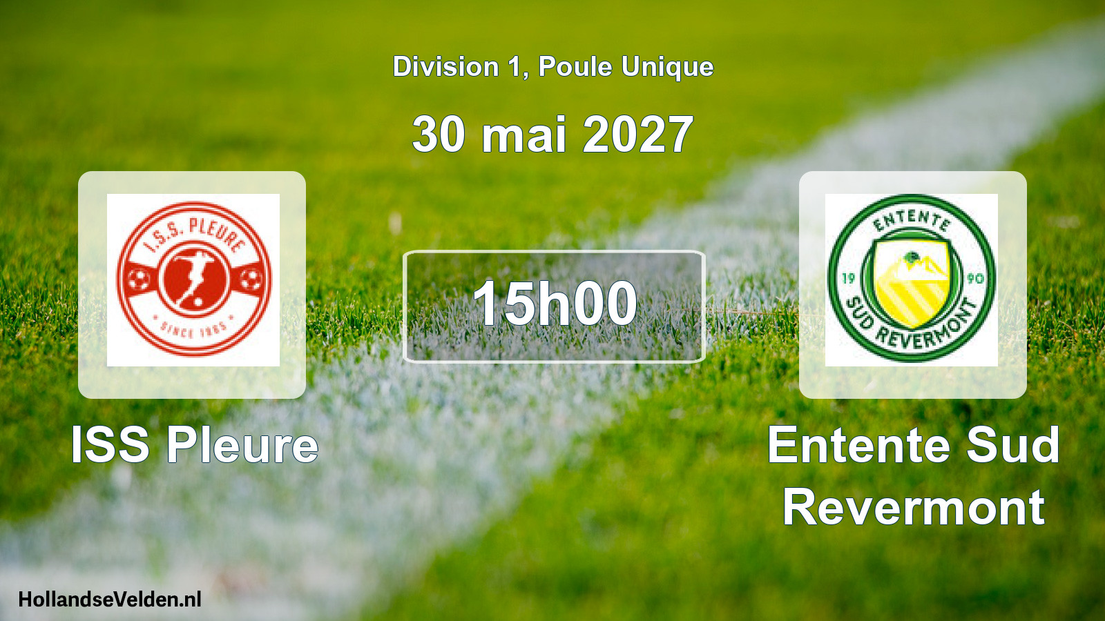 Match programmé: ISS Pleure - Entente Sud Revermont (30 mai 2027)