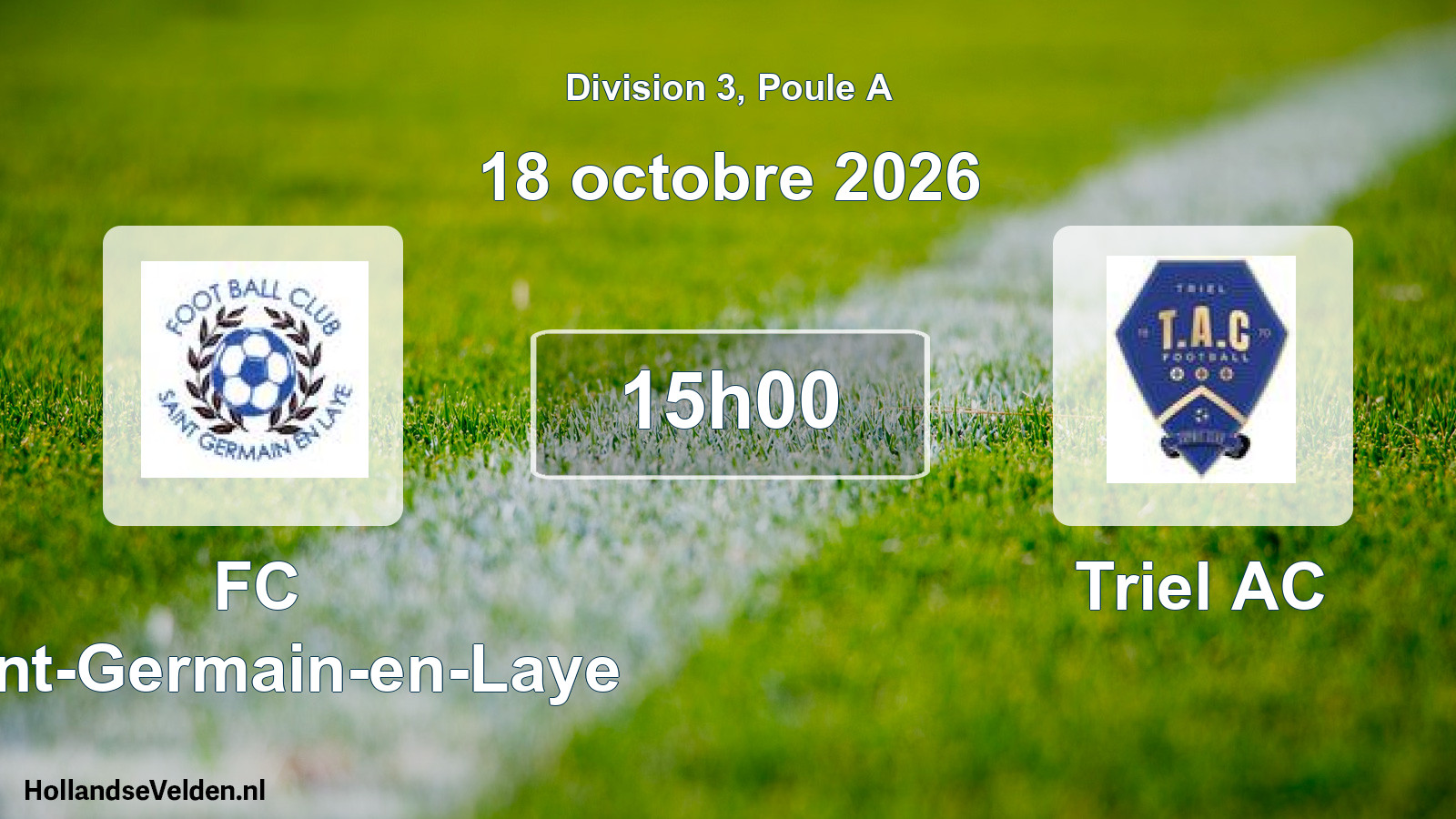 Scheduled Match: FC Saint-Germain-en-Laye - Triel AC (18 October 2026)