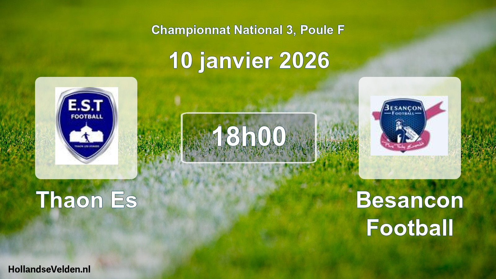 Geplande wedstrijd: Thaon Es - Besancon Football (10 januari 2026)