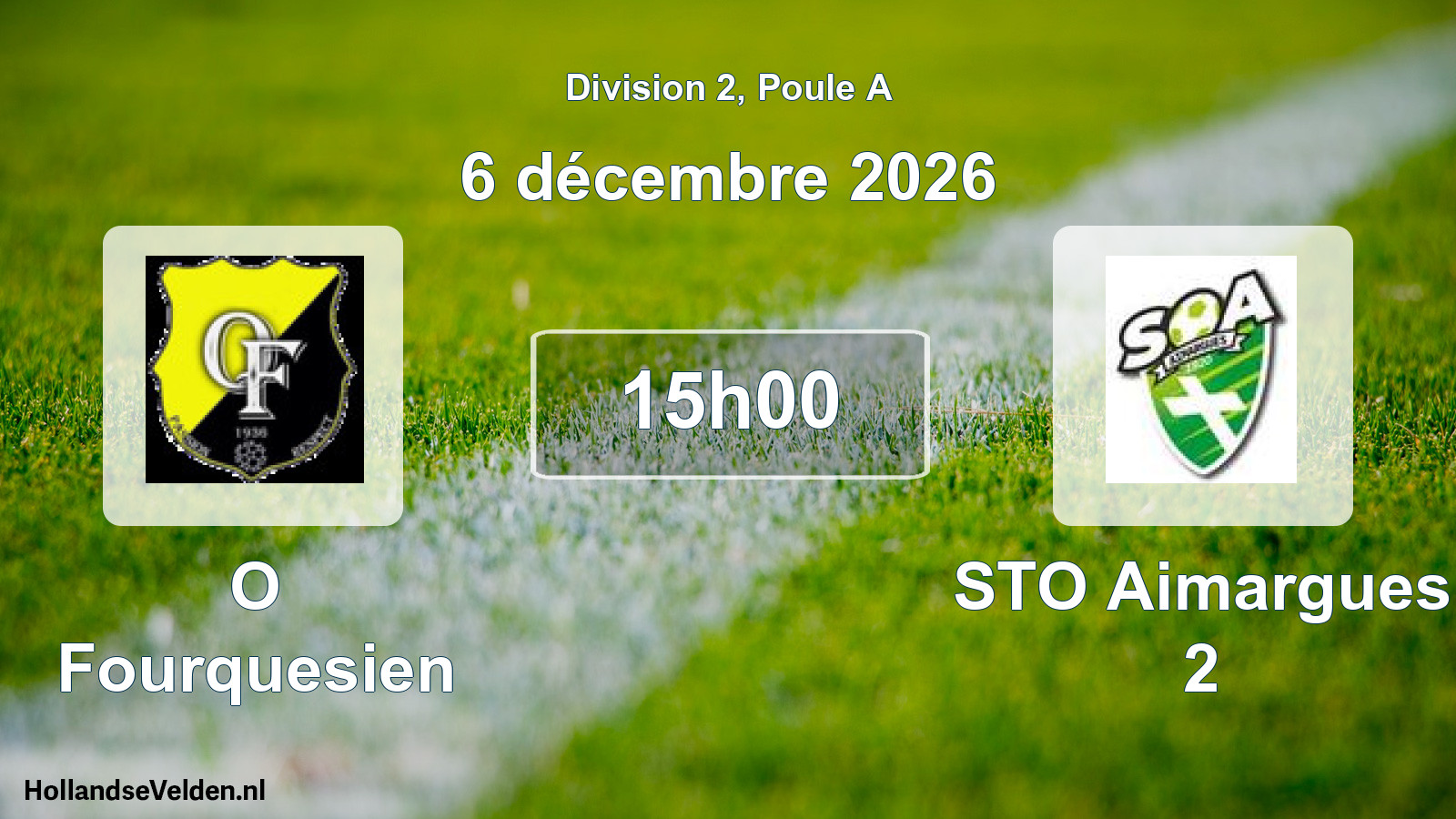 Scheduled Match: O Fourquesien - STO Aimargues 2 (6 December 2026)