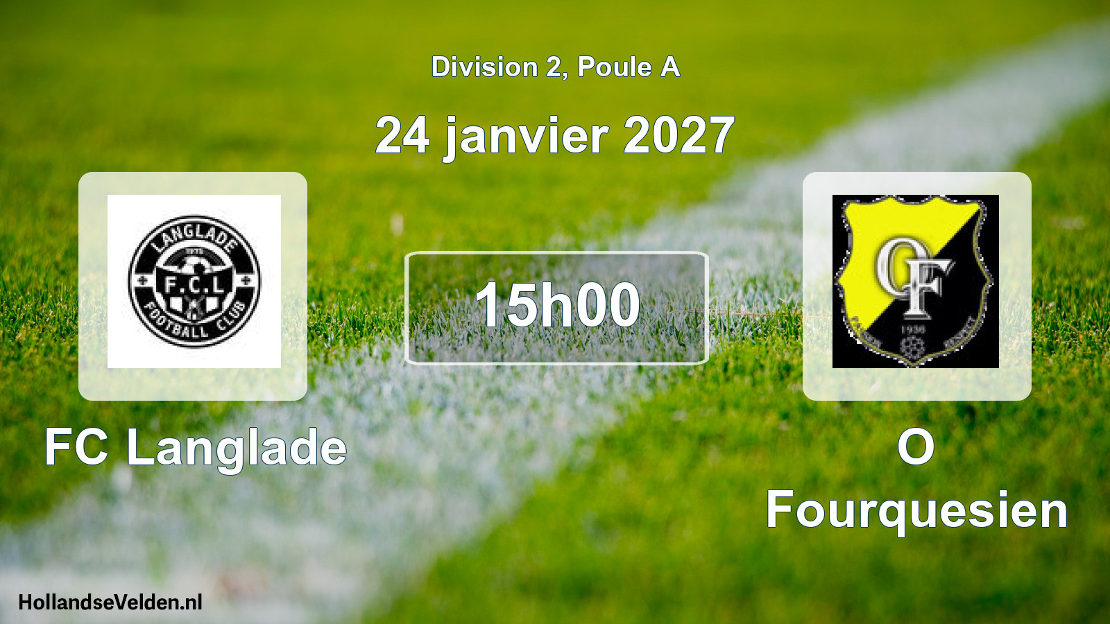 Scheduled Match: FC Langlade - O Fourquesien (24 January 2027)