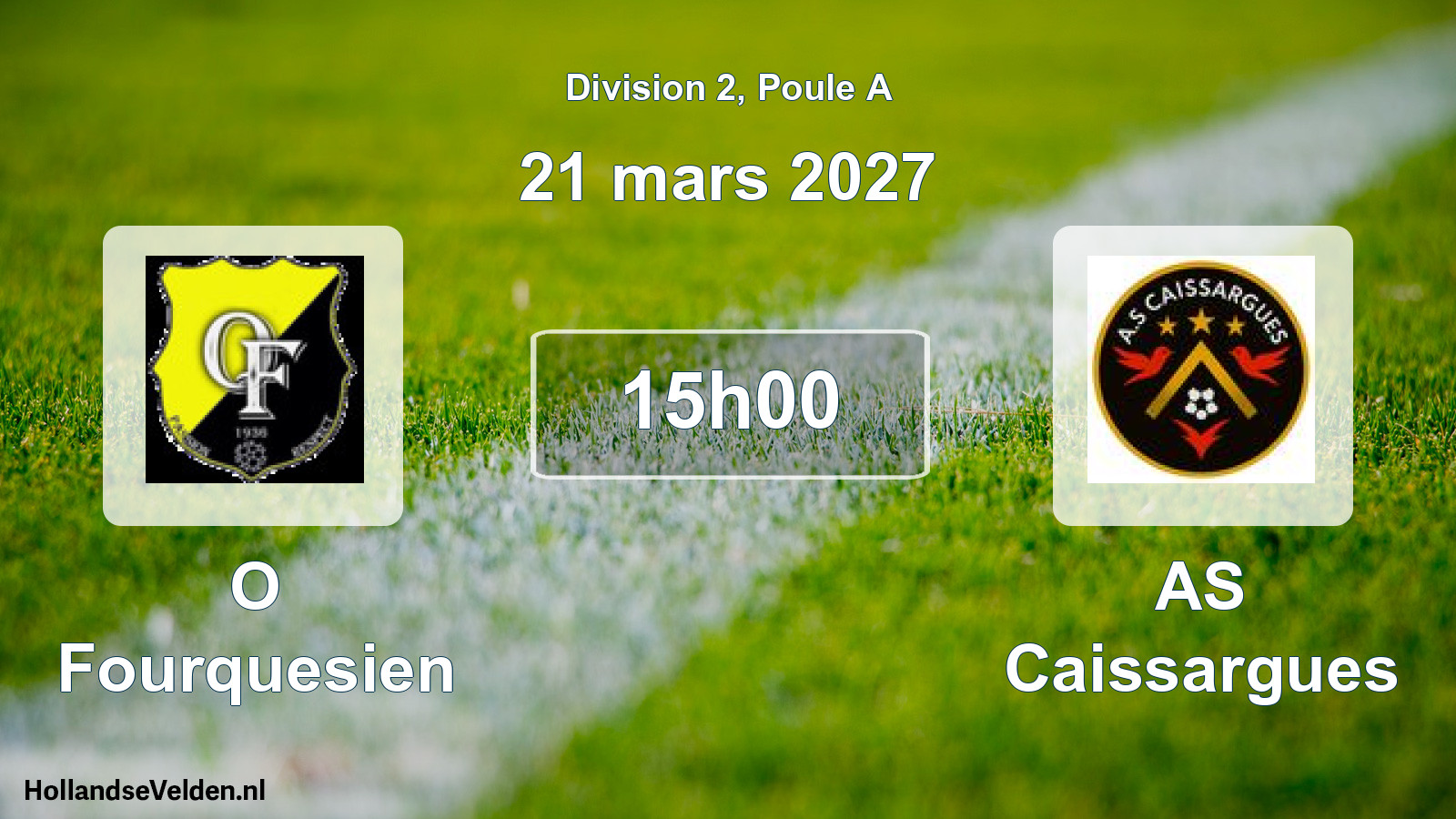 Scheduled Match: O Fourquesien - AS Caissargues (21 March 2027)