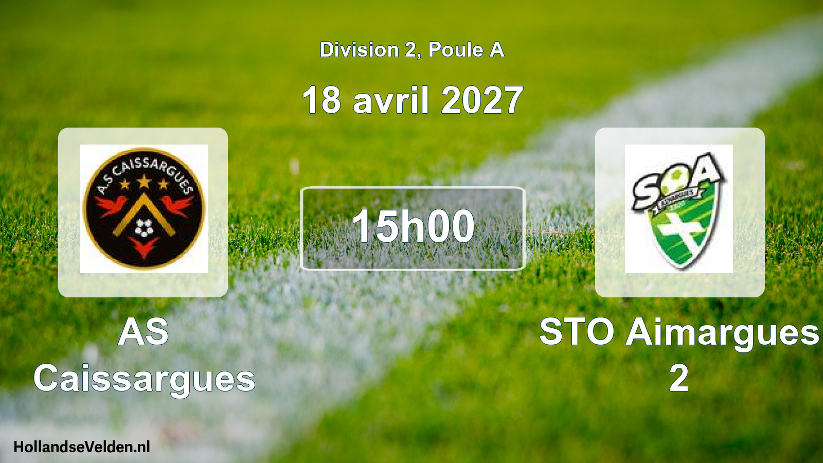 Scheduled Match: AS Caissargues - STO Aimargues 2 (18 April 2027)