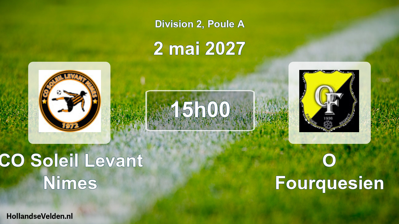 Scheduled Match: CO Soleil Levant Nimes - O Fourquesien (2 May 2027)
