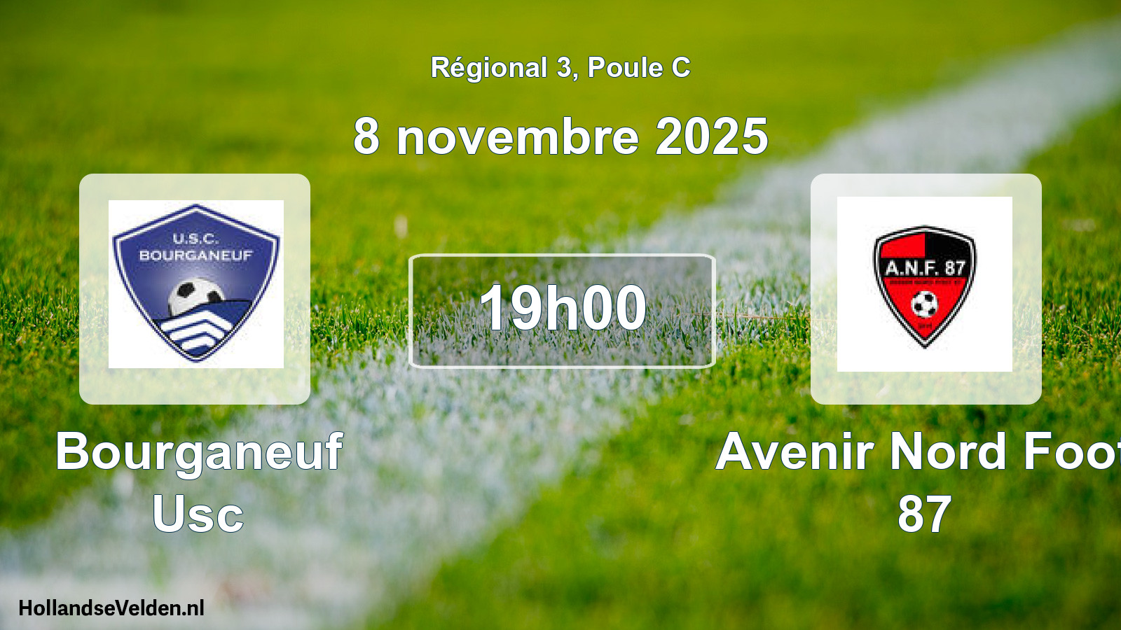 Scheduled Match: Bourganeuf Usc - Avenir Nord Foot 87 (8 November 2025)