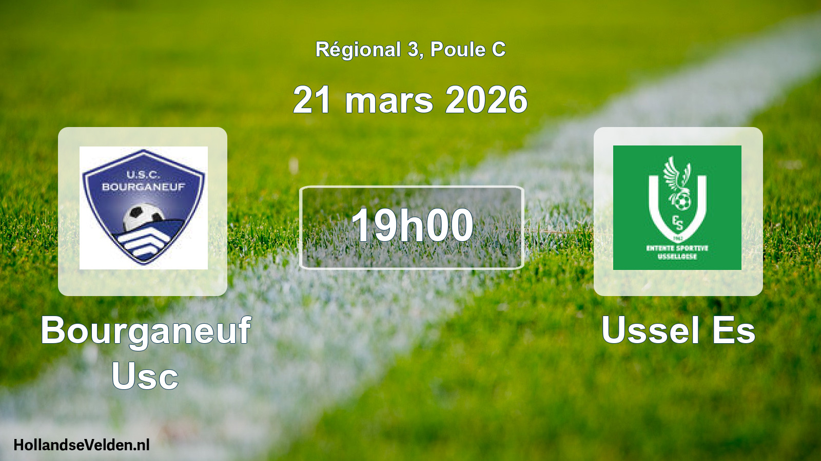 Geplande wedstrijd: Bourganeuf Usc - Ussel Es (21 maart 2026)