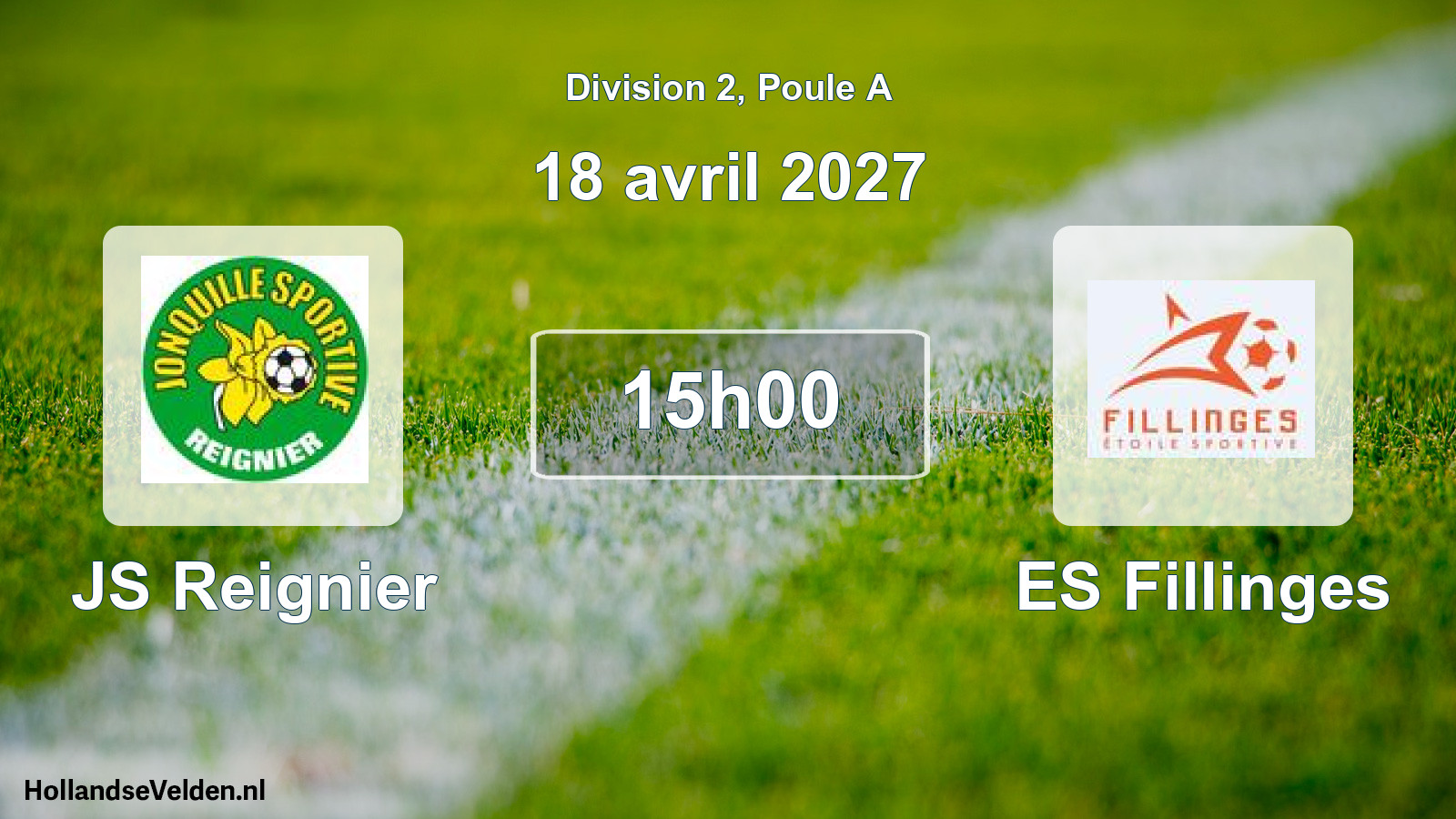 Match programmé: JS Reignier - ES Fillinges (18 avril 2027)