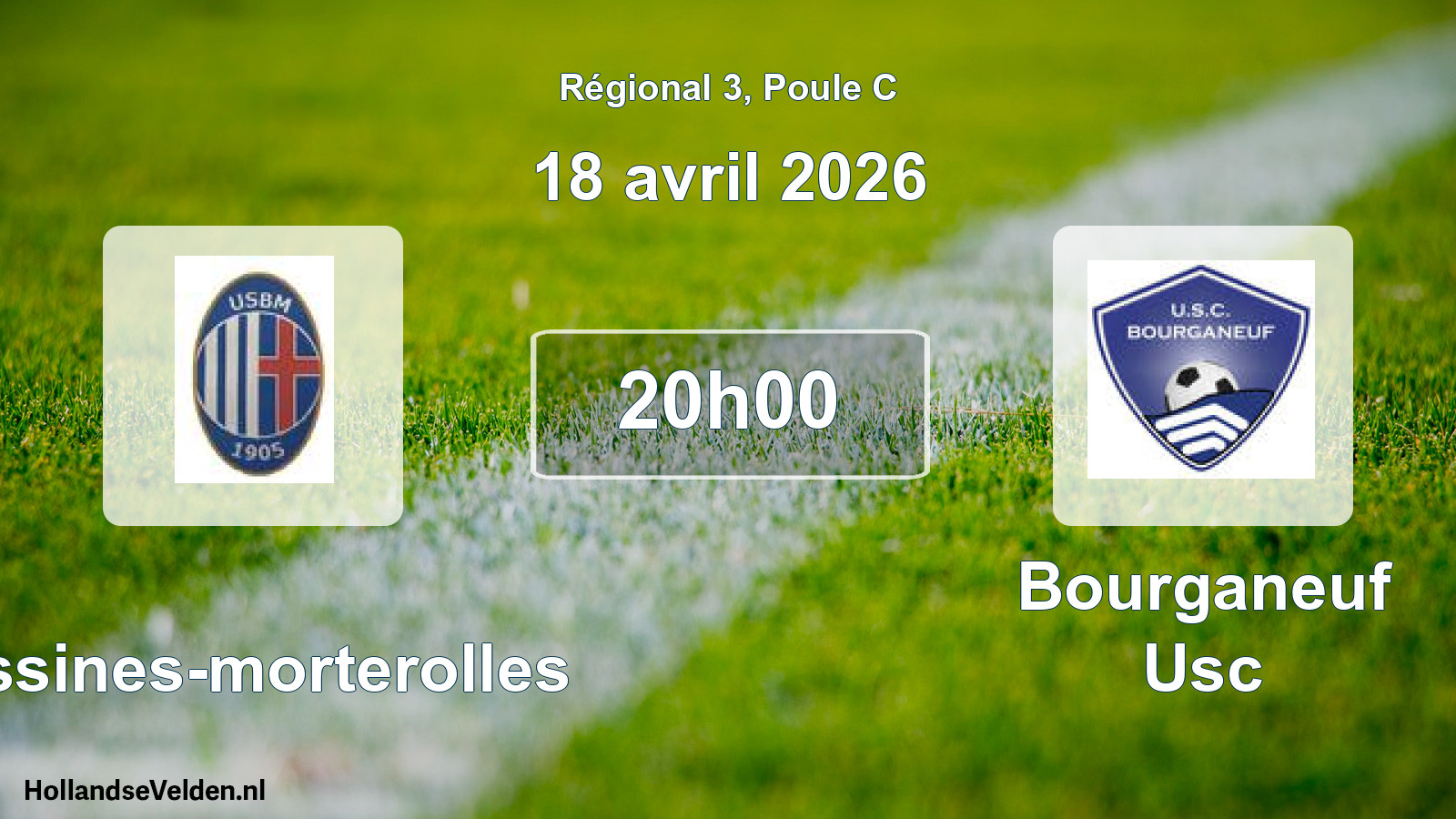 Geplande wedstrijd: Bessines-morterolles - Bourganeuf Usc (18 april 2026)