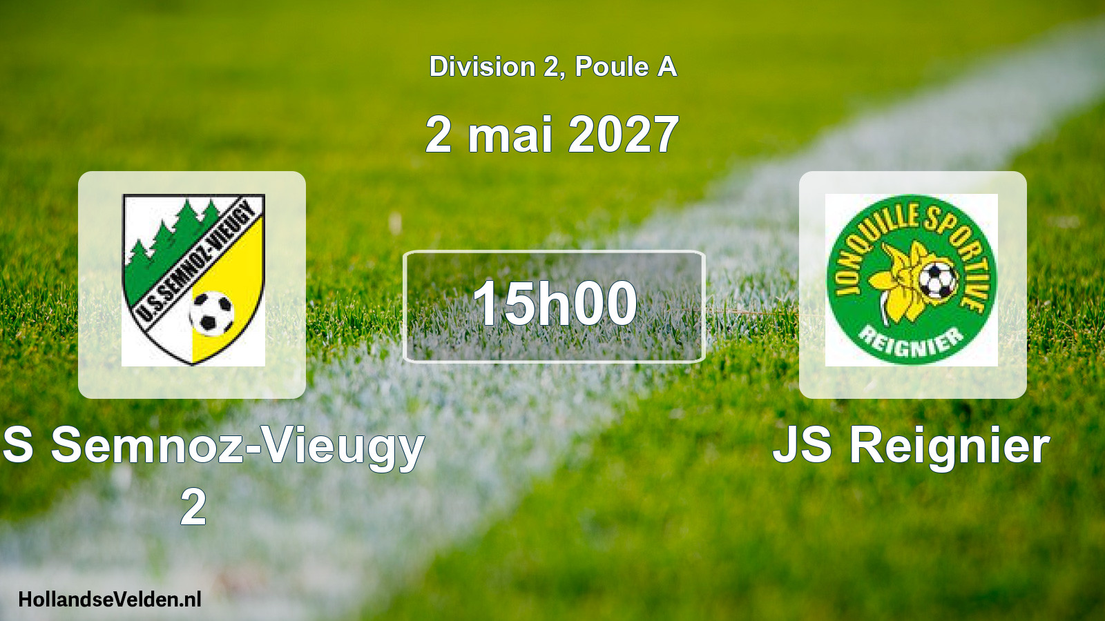 Match programmé: US Semnoz-Vieugy 2 - JS Reignier (2 mai 2027)