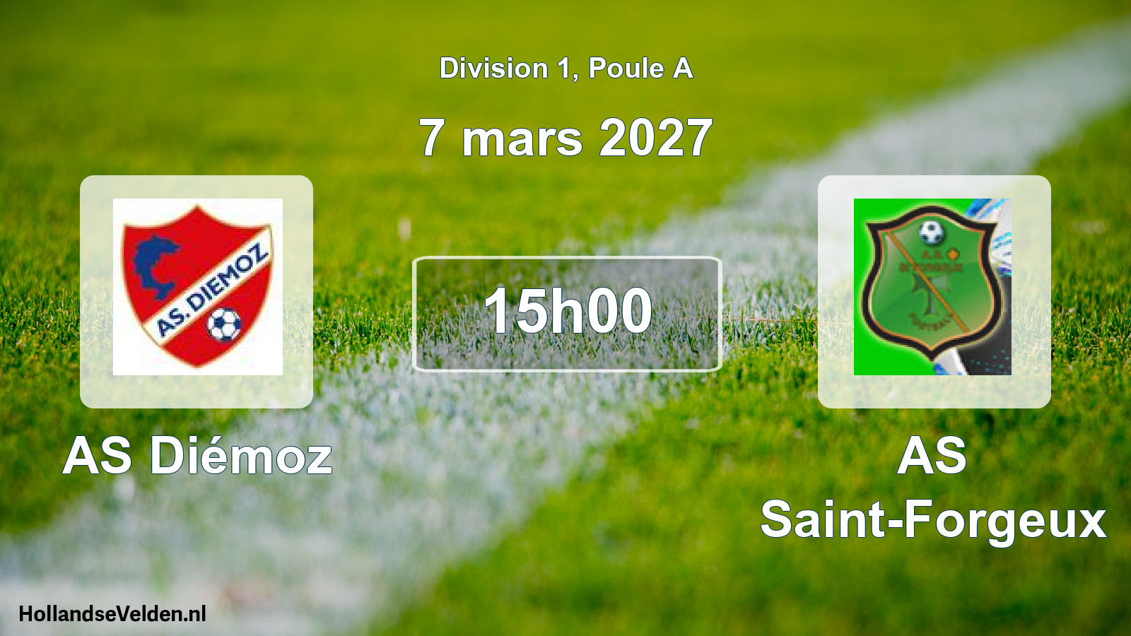 Scheduled Match: AS Diémoz - AS Saint-Forgeux (7 March 2027)