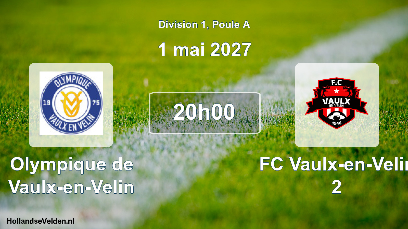 Scheduled Match: Olympique de Vaulx-en-Velin - FC Vaulx-en-Velin 2 (1 May 2027)