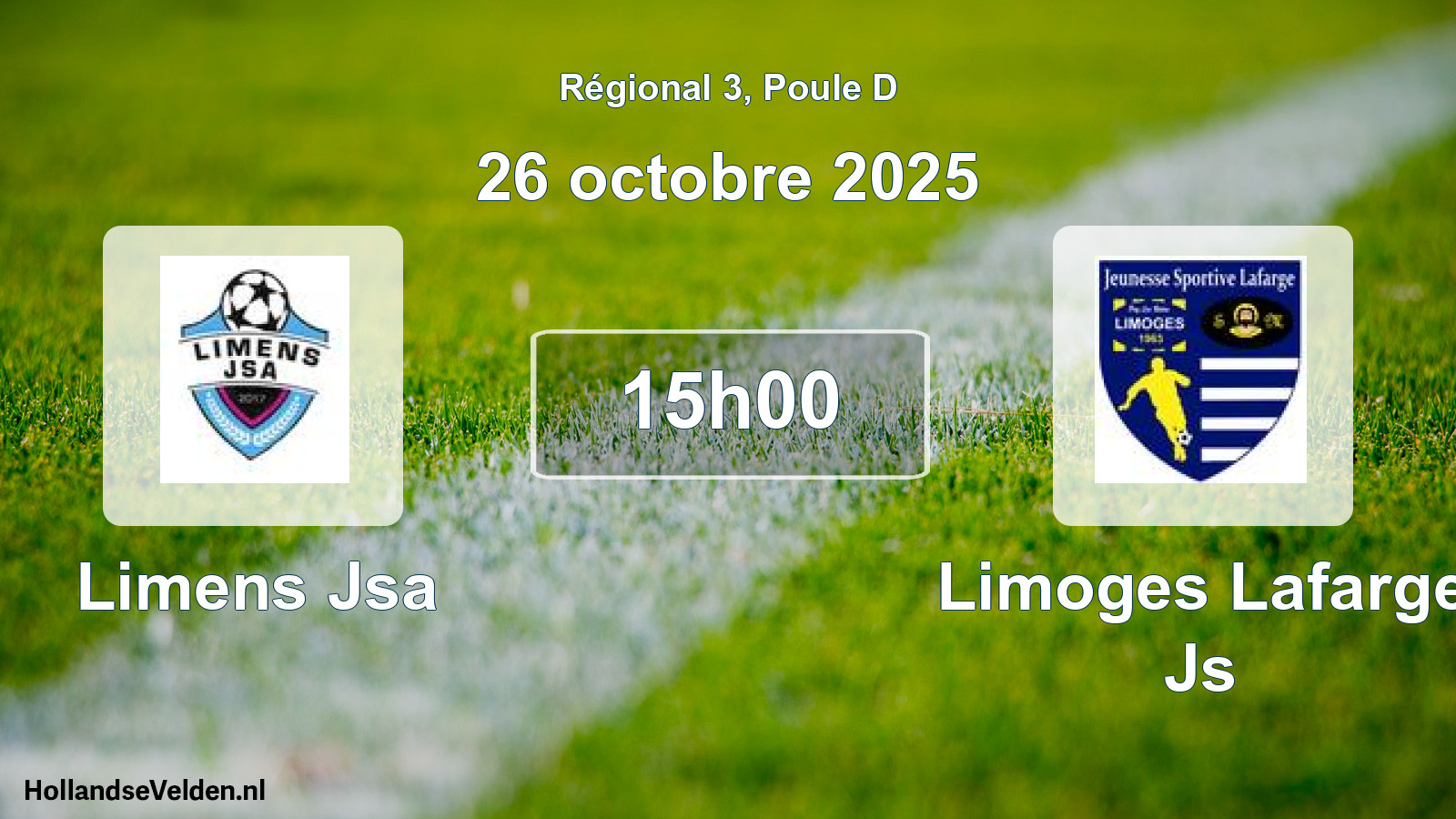 Geplande wedstrijd: Limens Jsa - Limoges Lafarge Js (26 octobre 2025)